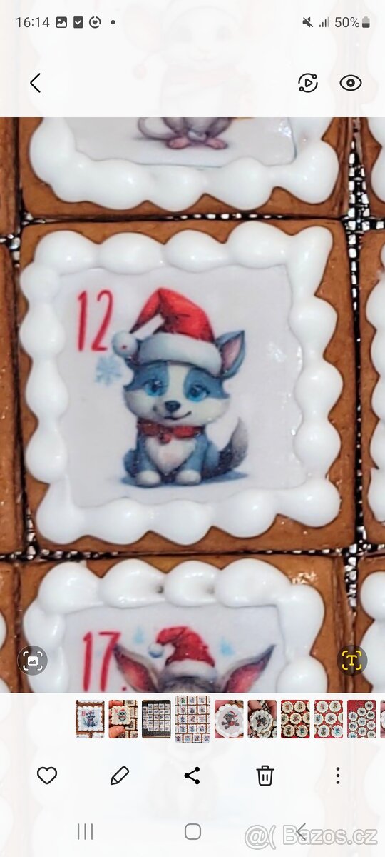 Perníčkový adventní kalendář - 2