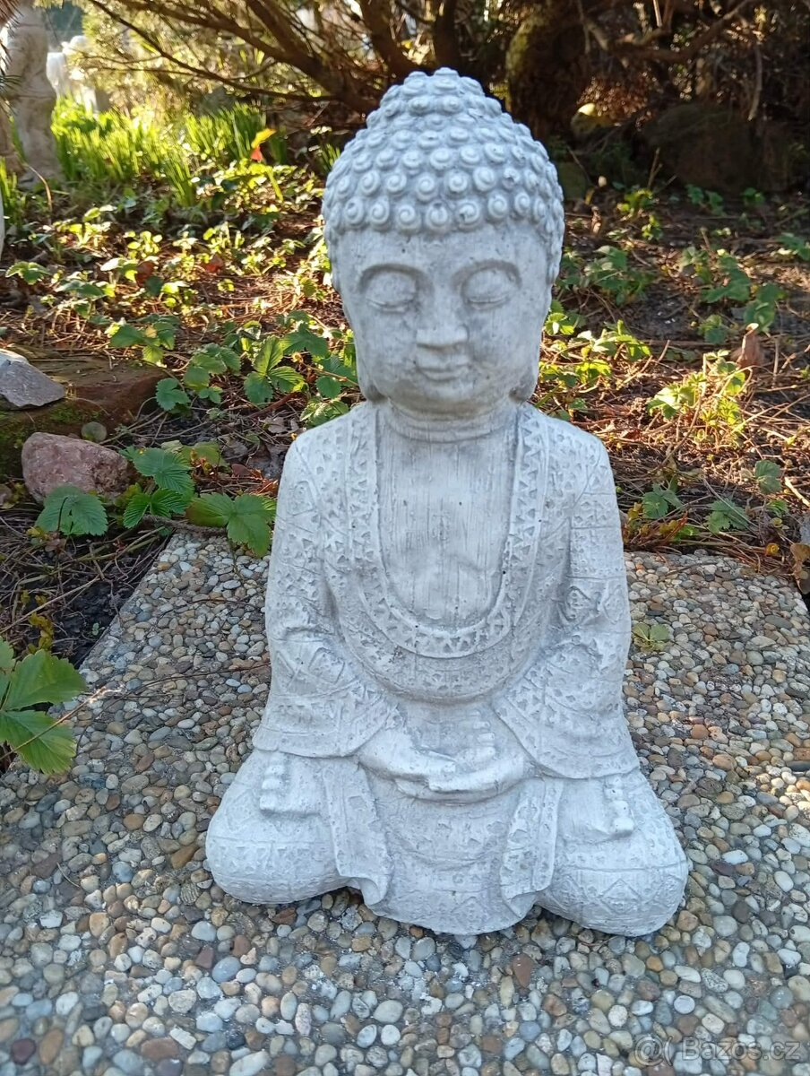 Zahradní dekorace- Buddha zen - 2