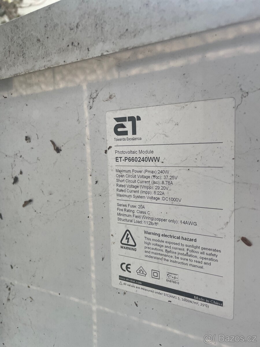 A čtyřikrát fotovoltaický panel - 2