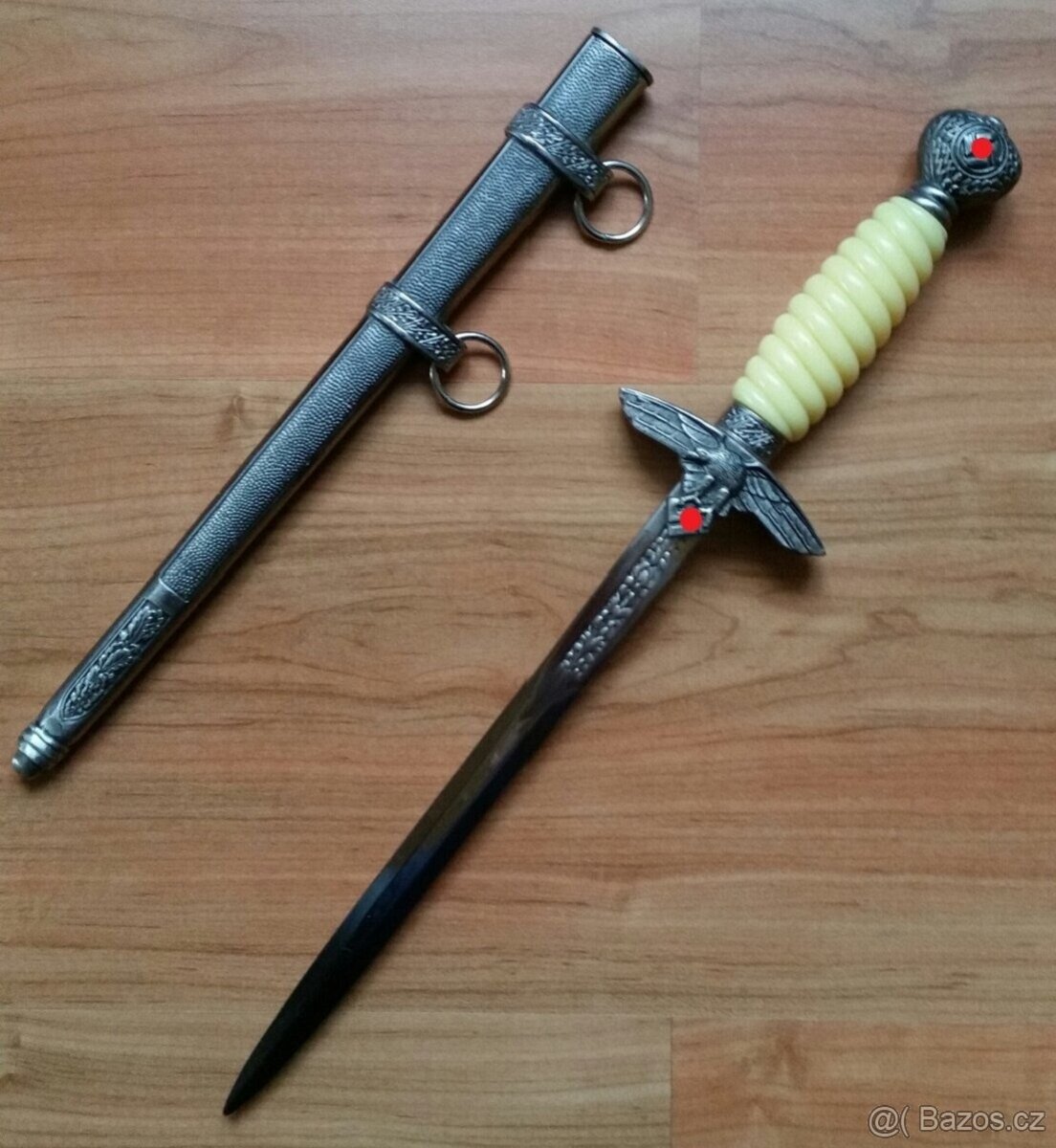 NĚMECKÝ KORDÍK LUFTWAFFE - pěkná replika Denix - 2