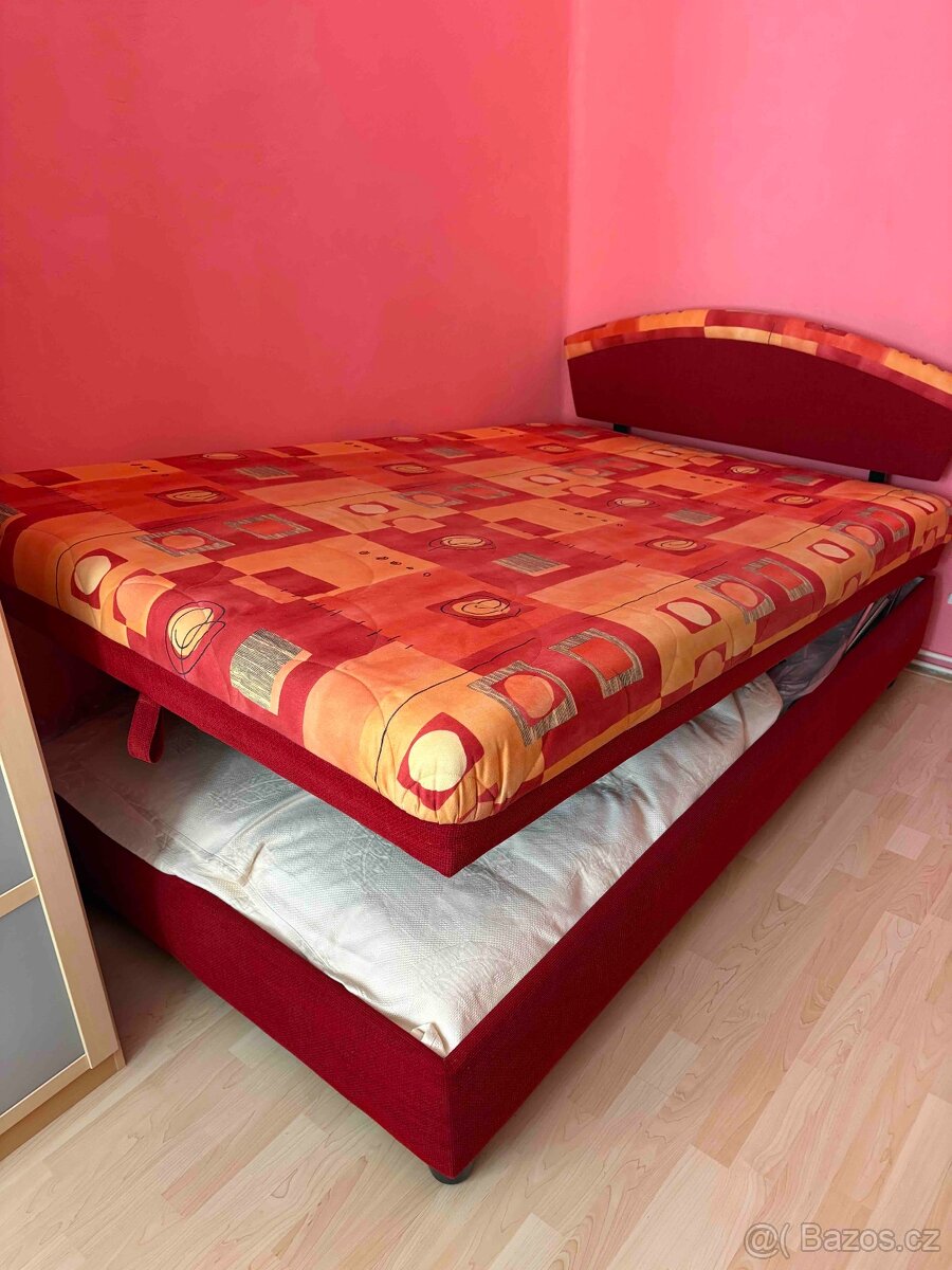 Postel s úložným prostorem - 2