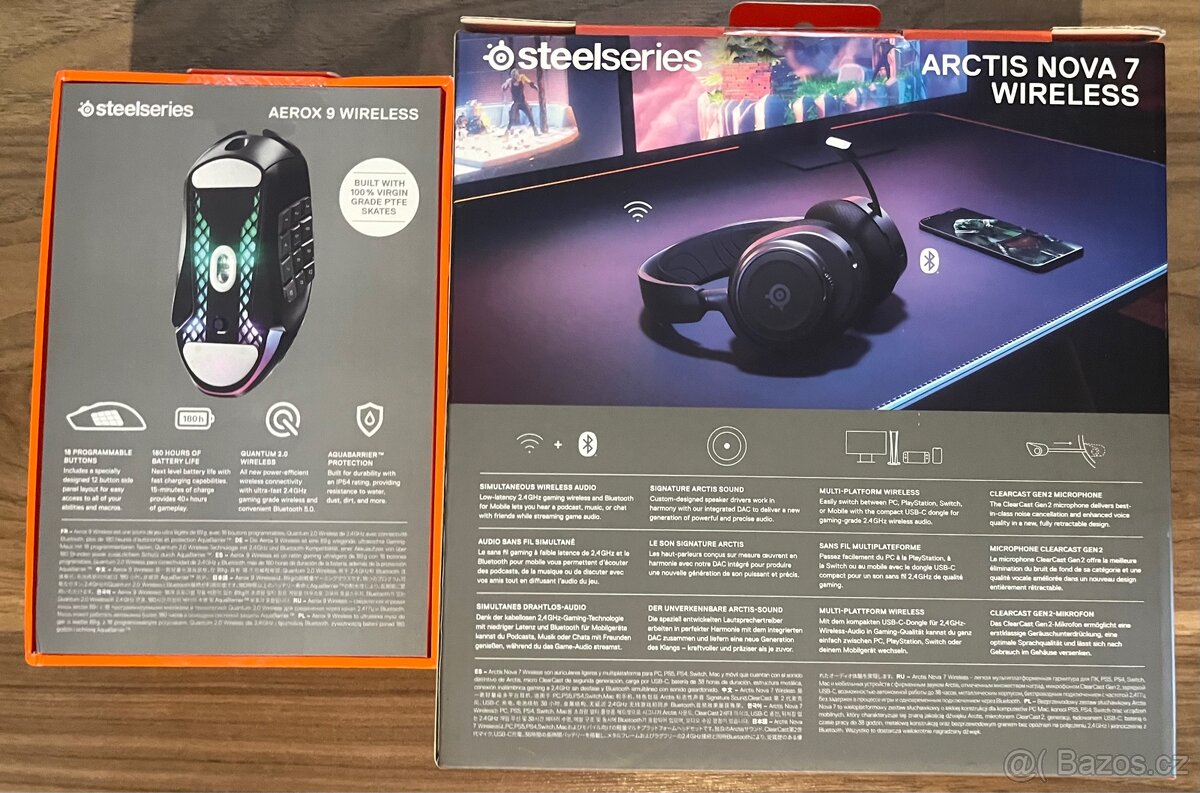 Herní sluchátka a myš SteelSeries - 2