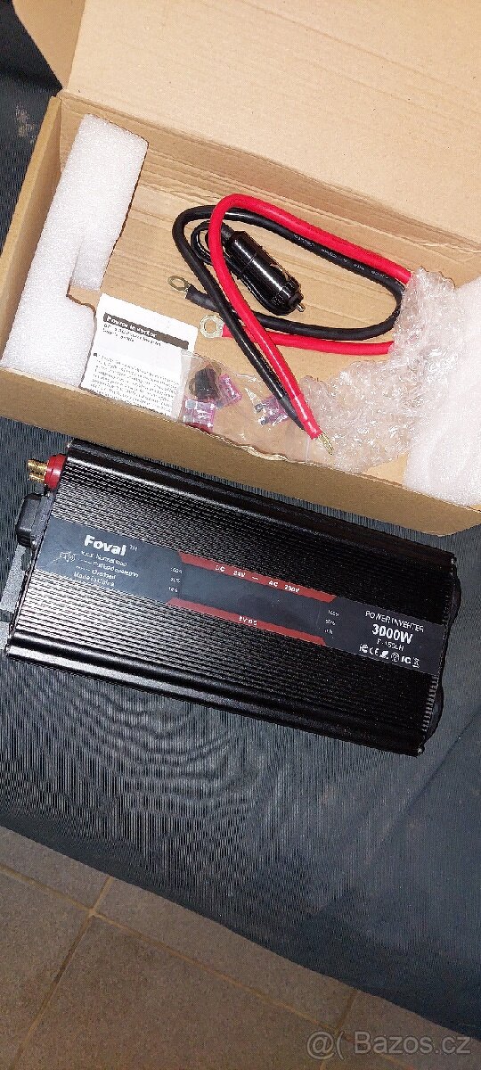 Měnič 24 v 3000w - 2