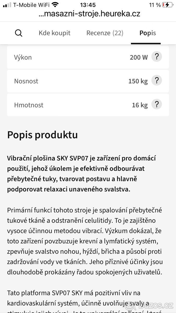 Vibrační plošina - 2