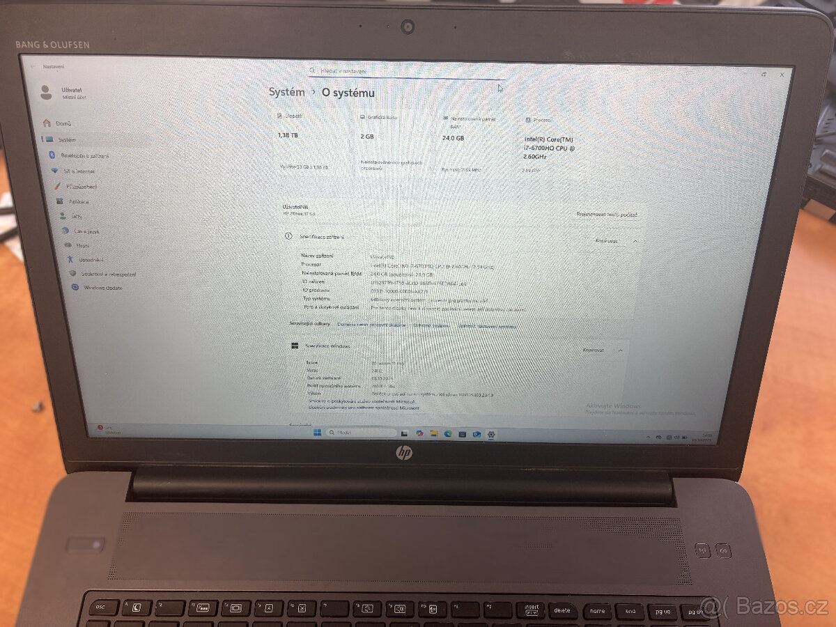 HP Zbook 17 G3, i7, 24 GB RAM, 500GB SDD+1TB,Quadro M1000M - 2