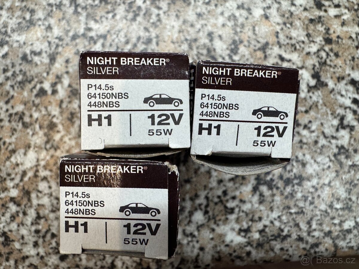 Žárovka H1, Osram night breaker silver - 2