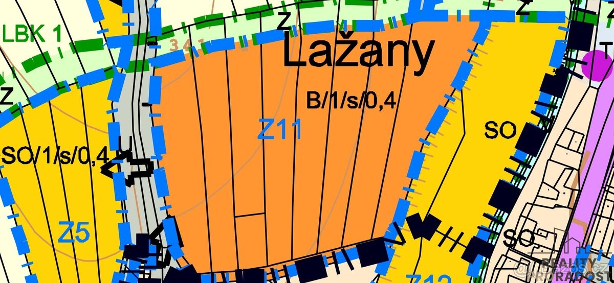 Prodej investičního pozemku 2 721 m² – Lažany, okres Blansko - 2