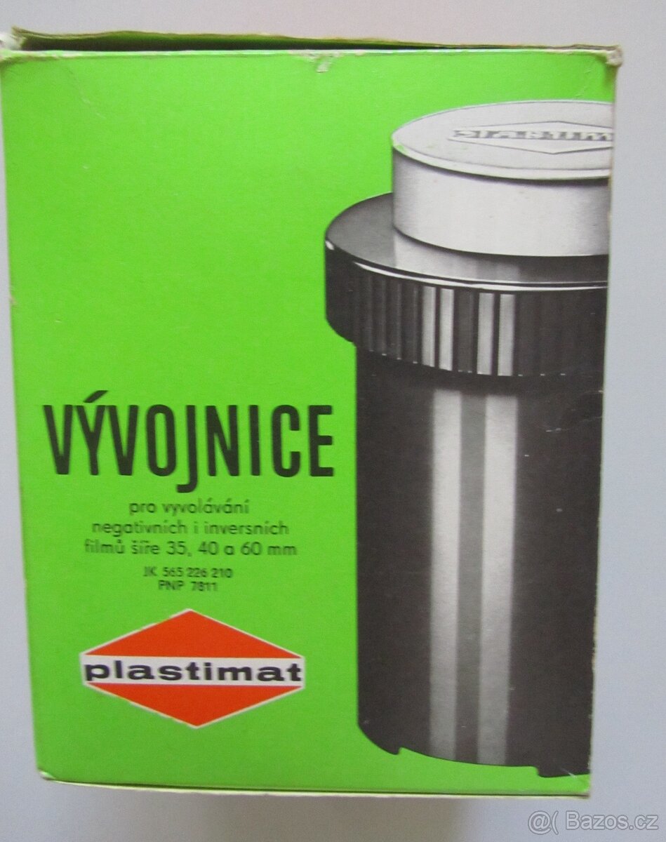 Vývojnice Plastimat 2x kinofilm nebo svitek Nová s návodem - 2