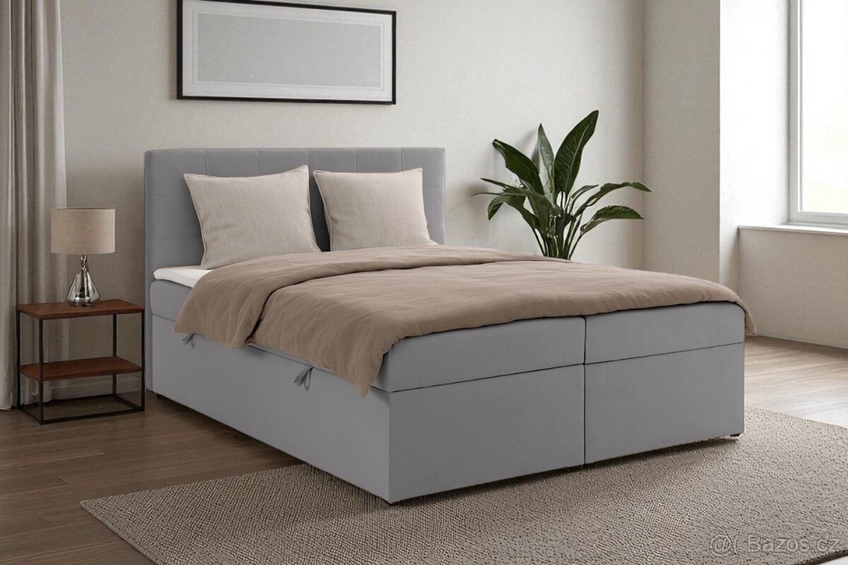 Čalouněná postel Valentin 160/180x200cm Nová - 2