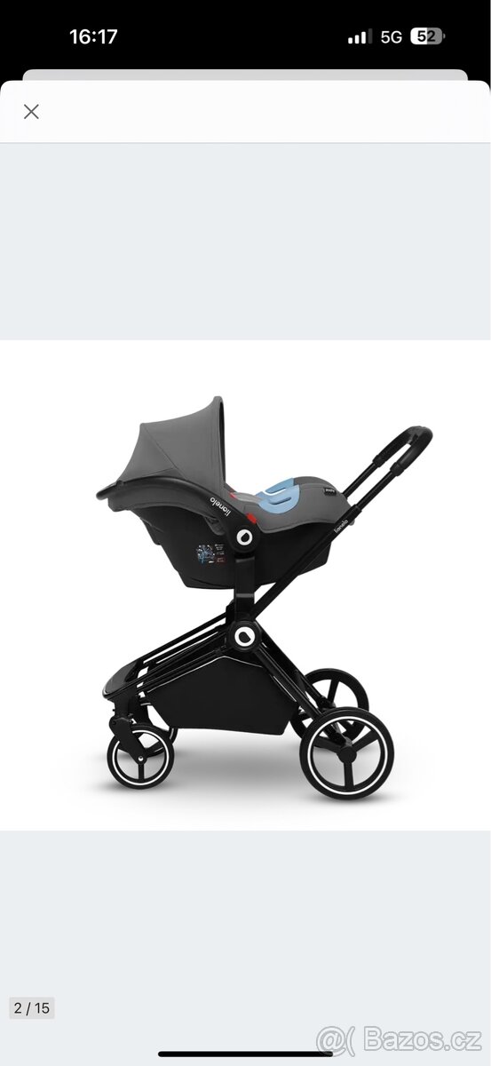 Multifunkční kočárek 3v1 Lionelo LO-MIKA - 2