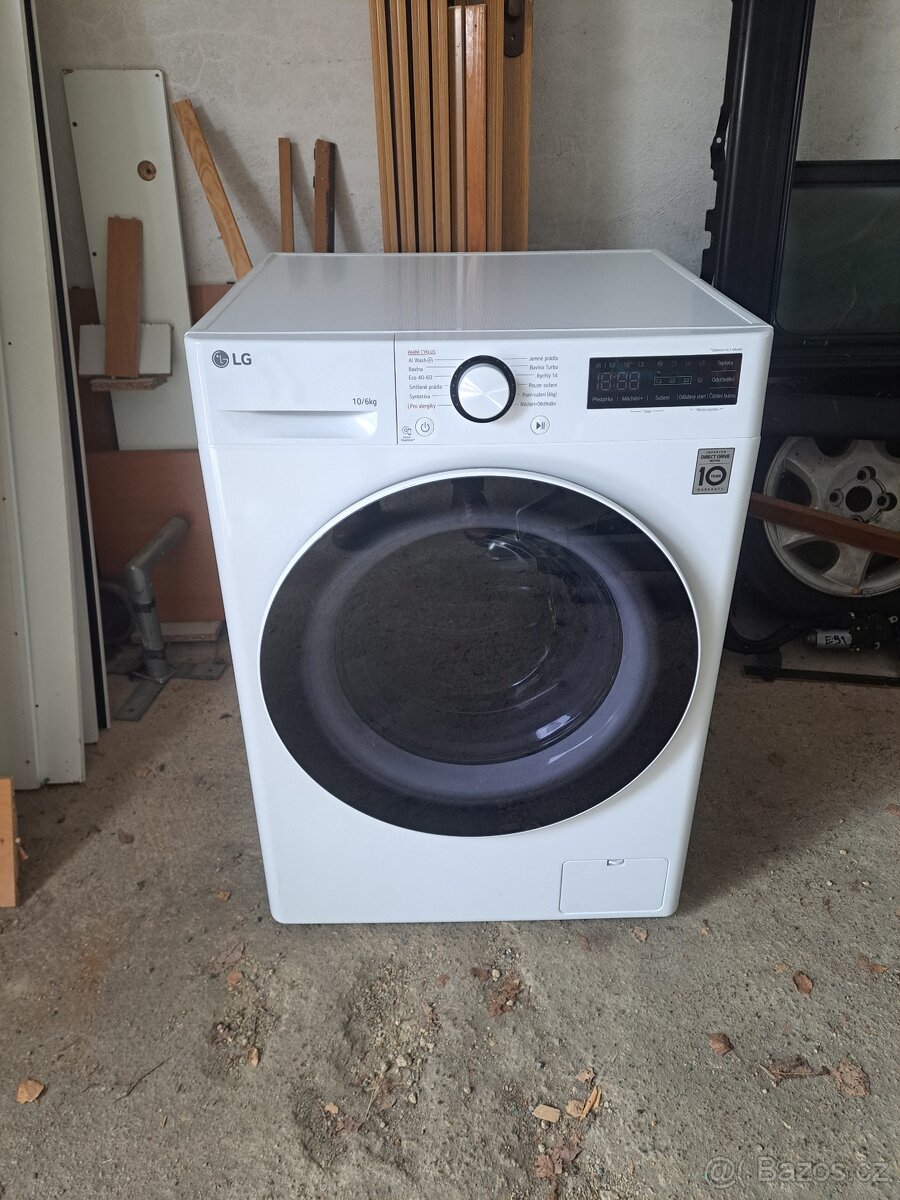 Parní pračka/sušička LG 10/6 kg - 2