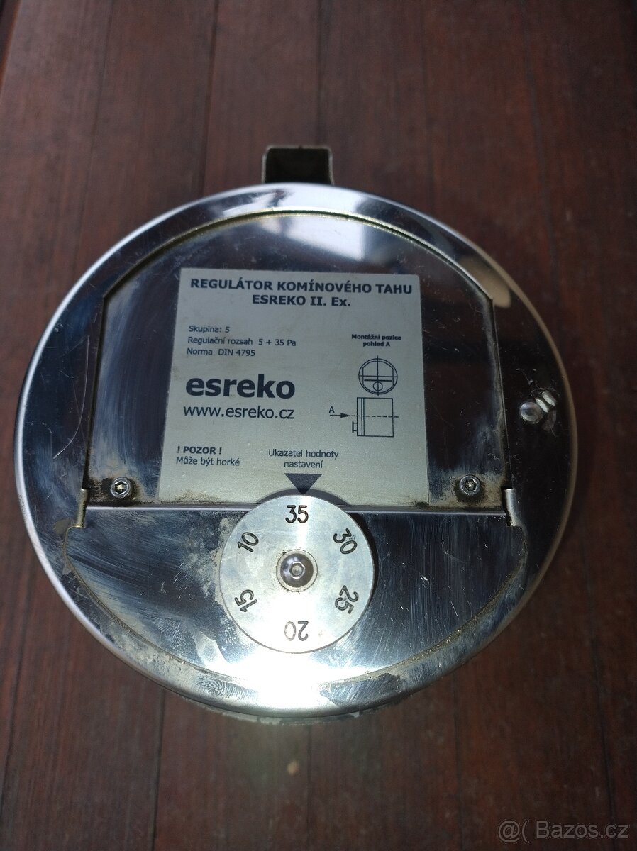 Regulátor kominového tahu 150 - 2