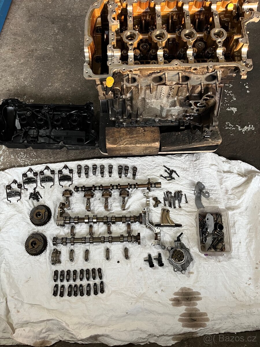 Motor 1.4 Vti 72KW 8F01 UVAŘENÝ díly nebo jako celek - 2