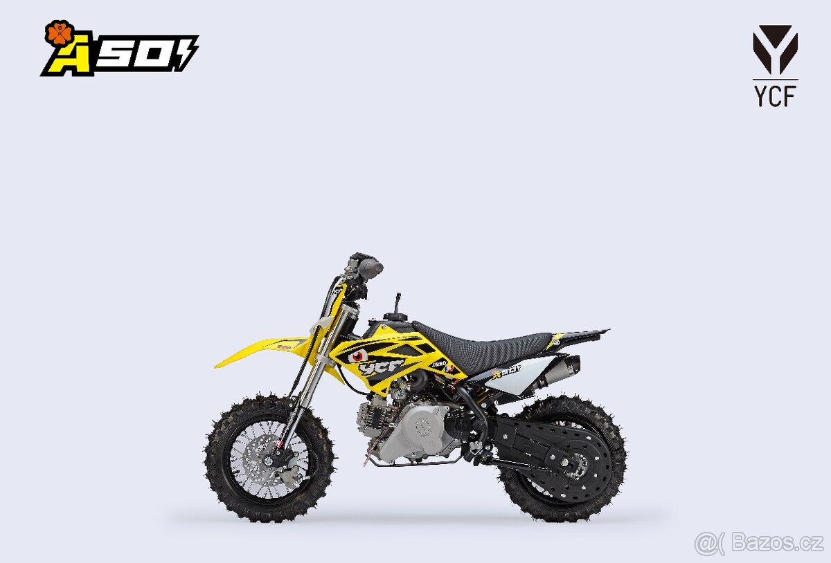 Dětský pitbike YCF 50A, el.startér, automat, model 25