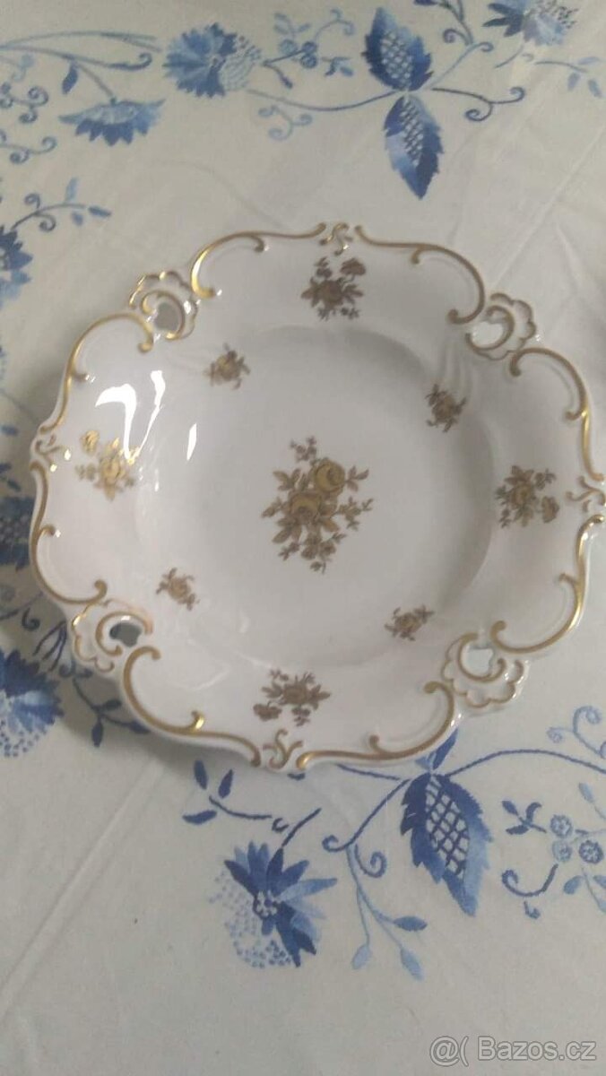 Stará porcelánová misa značky Weimar - 2
