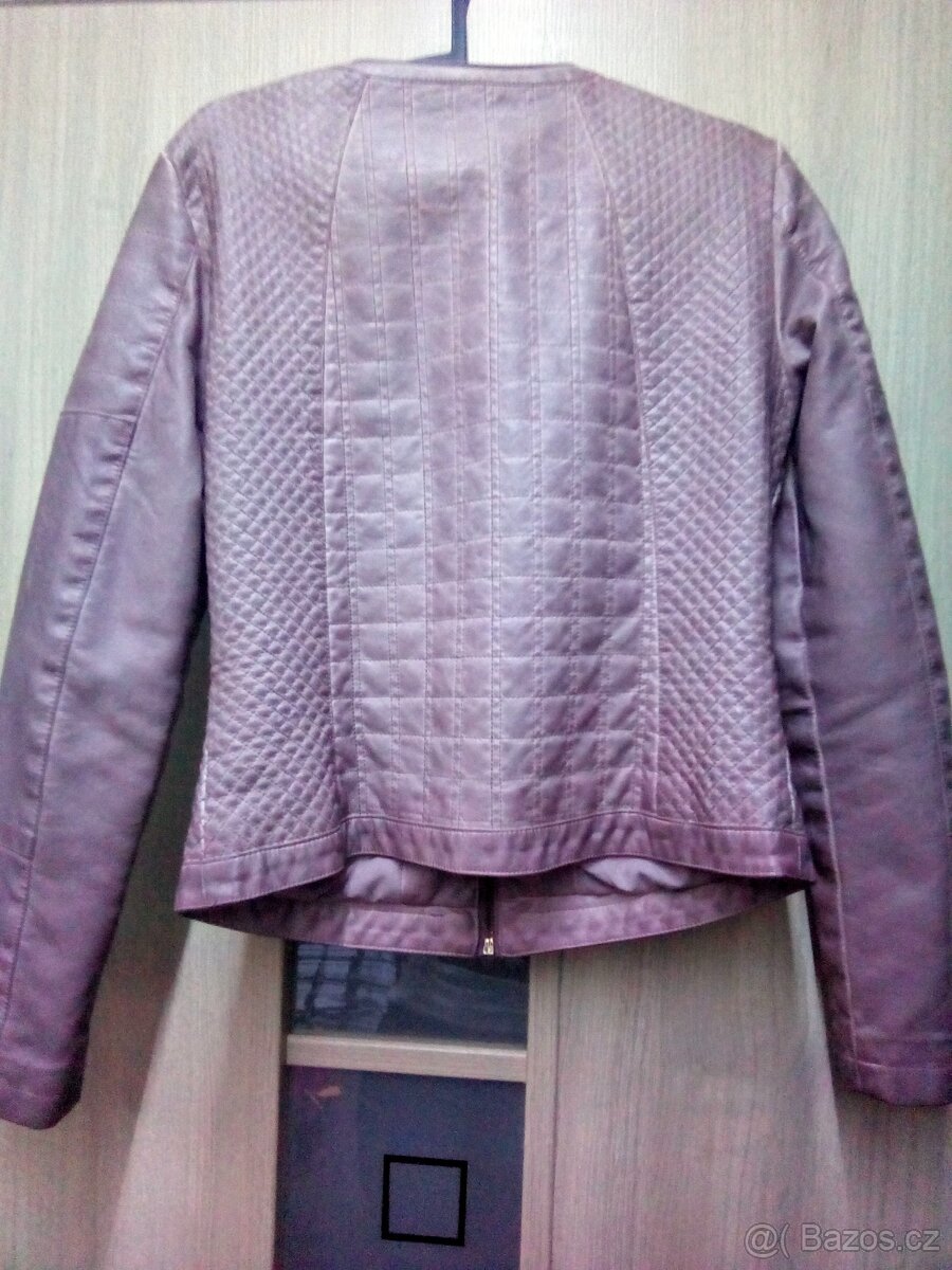 Dámská/divčí kožená bunda zn. Sandwich vel.36 - 2