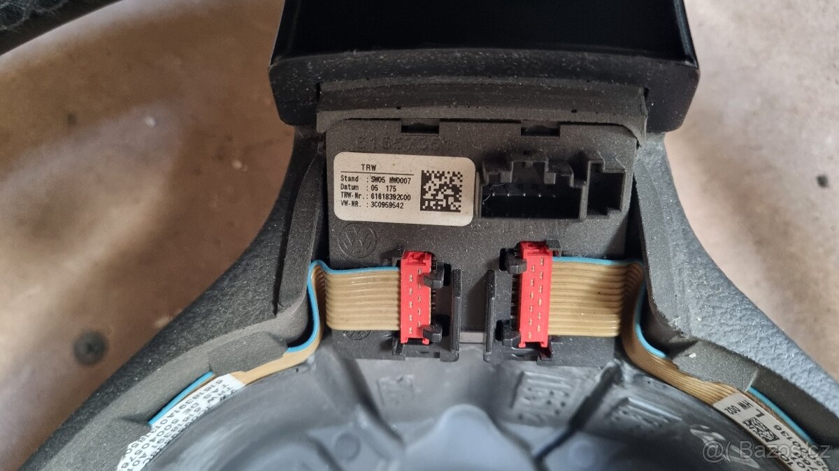 kožený MF volant Golf V, touran 3C0419091LE74 - 2