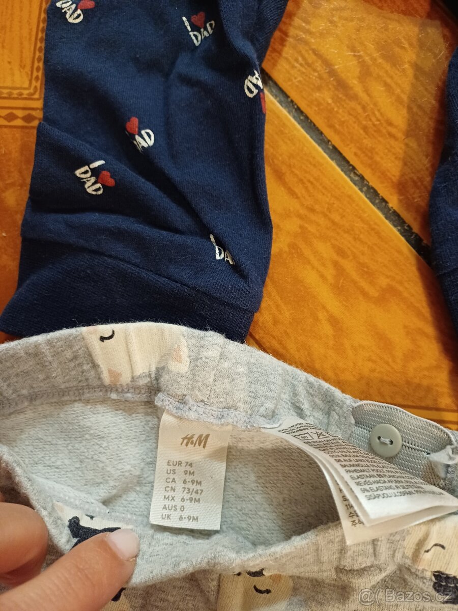 Tepláčky, džíny, leginy, vel. 74 - 2