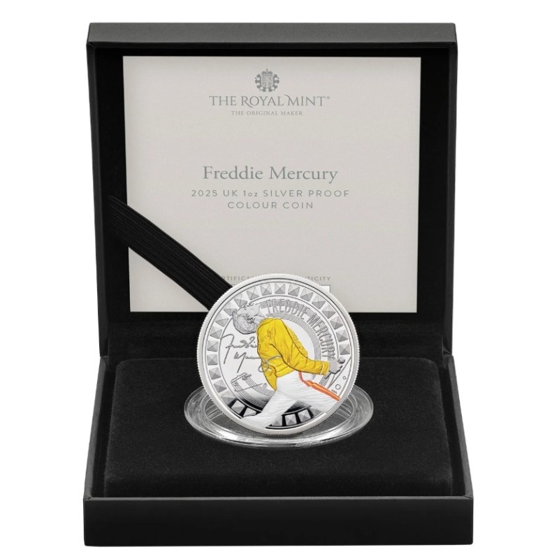 Freddie Mercury 1oz 2025 PROOF coloured - 2