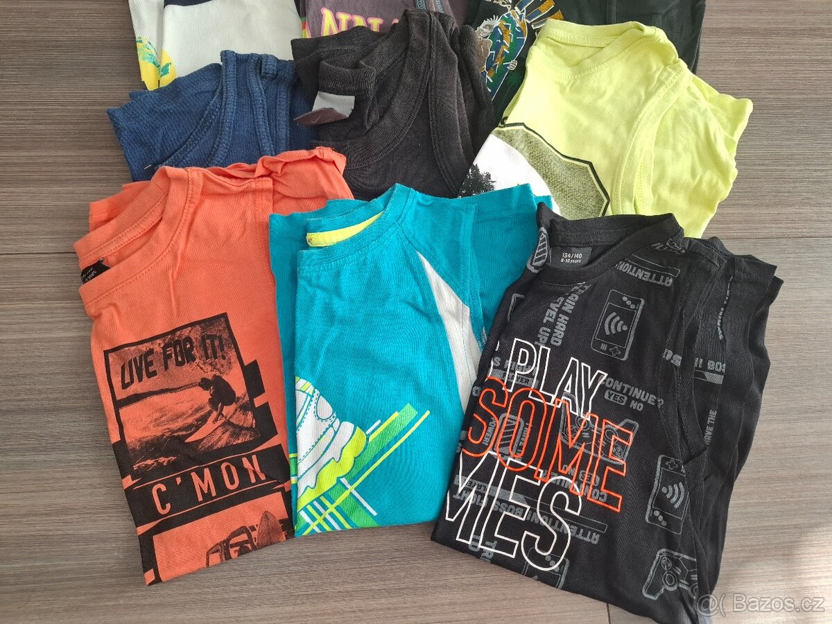 Tílko, tričko bez rukávů vel. 122 - 146 - 2