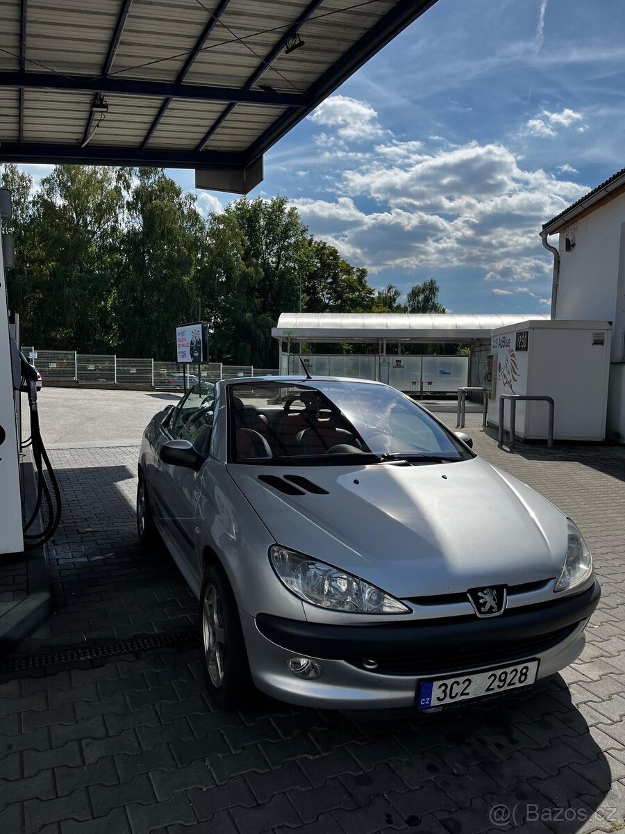 Peugeot 206 CC – 1.6i 80 kW – rok 2002 – 163 000 km - kabrio - 2