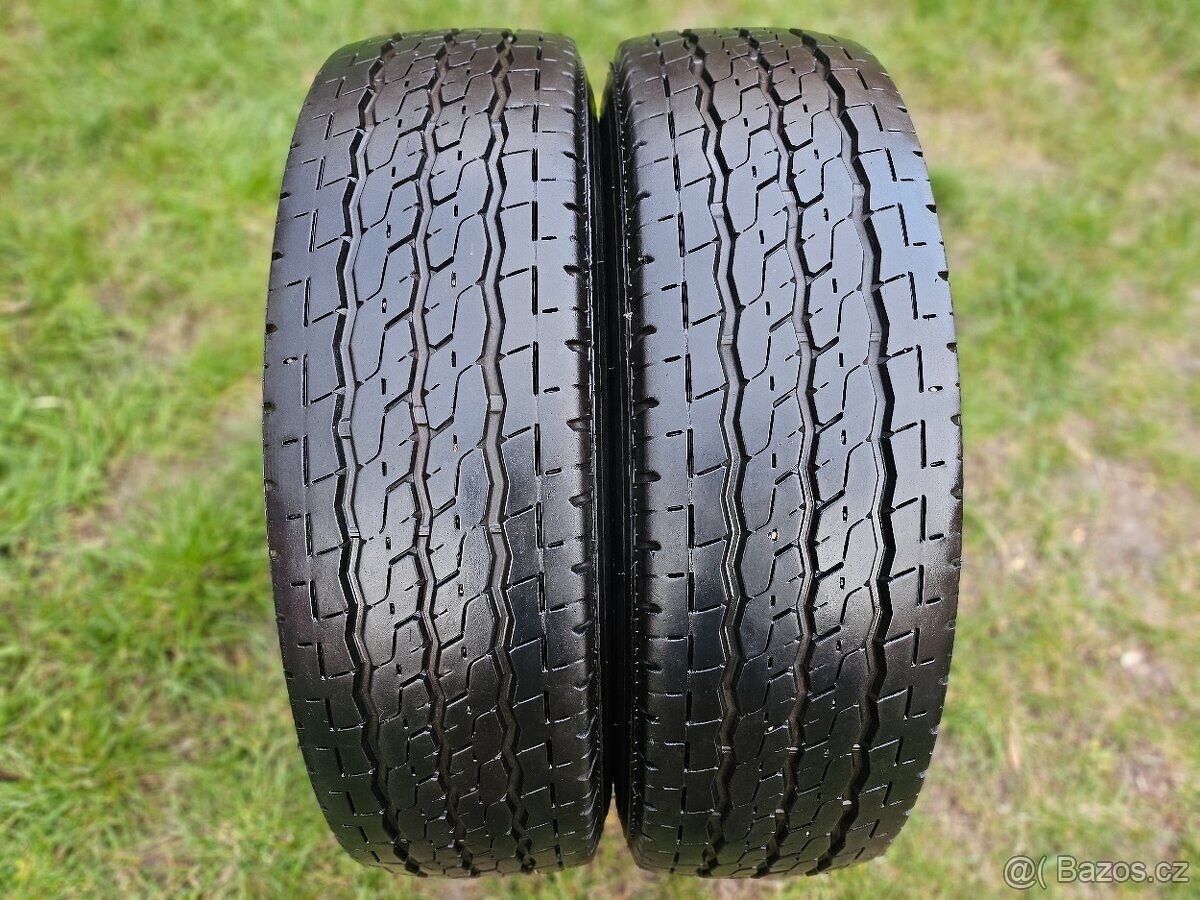 2x Letní ZÁTĚŽOVÉ pneu Firestone Van-H 2 - 215/75 R16C - 85% - 2