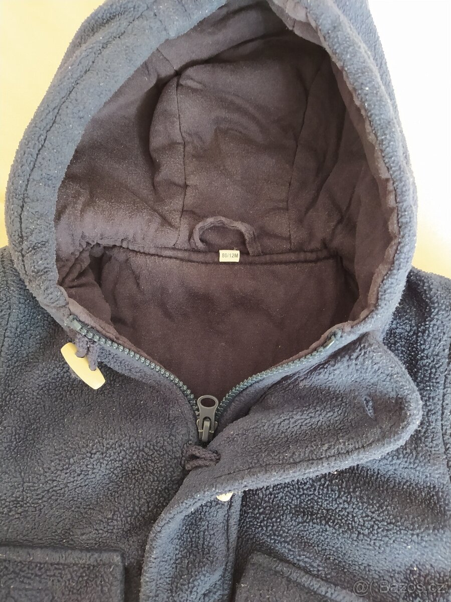 Zimni kabatek modry vel. 80 - 2