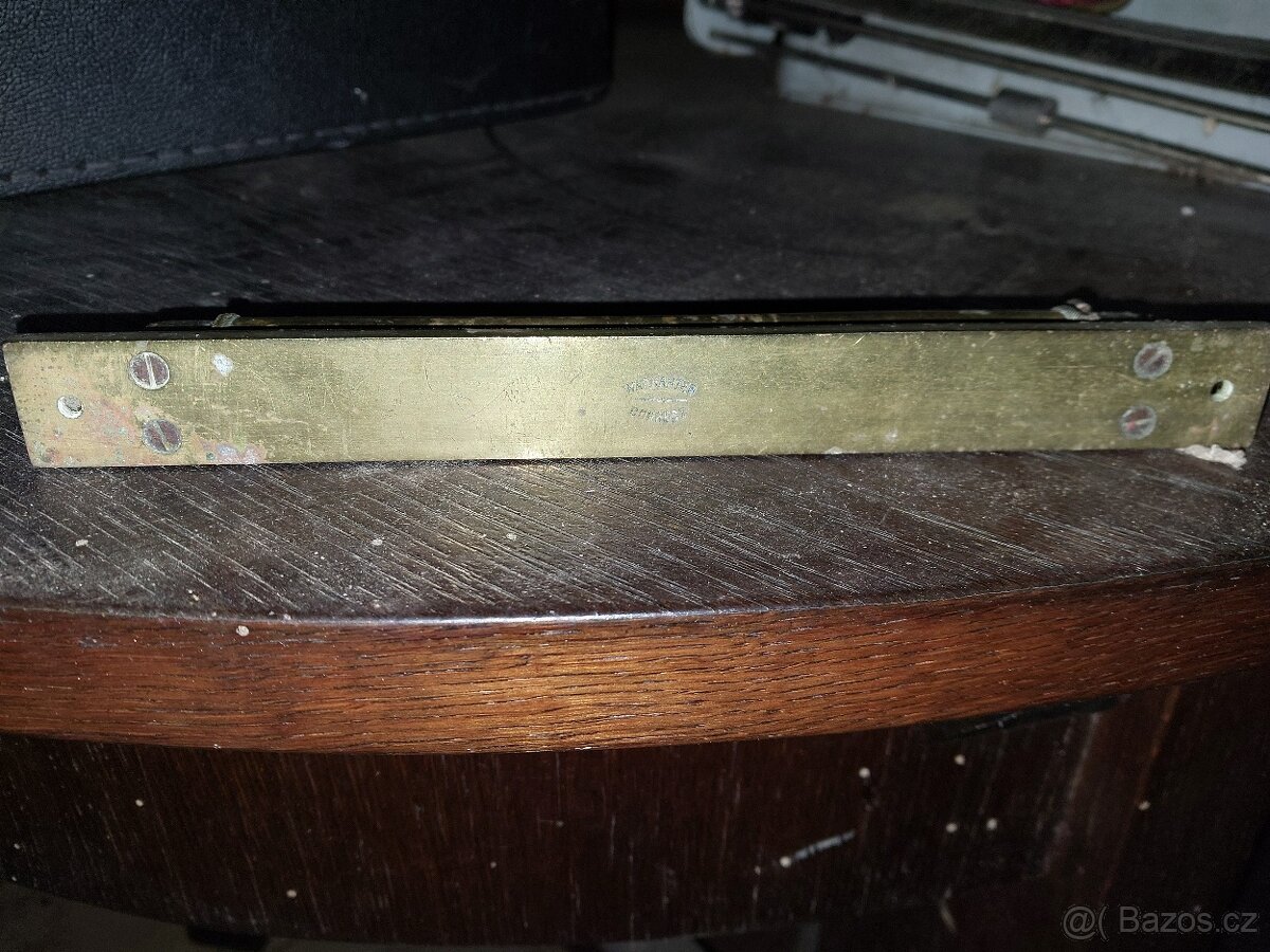 Starožitná mosazná vodováha - 2