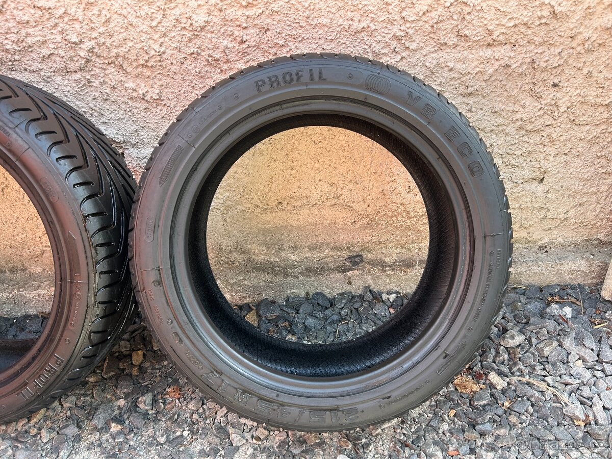 Prodám gumy 215/45/17 - 2