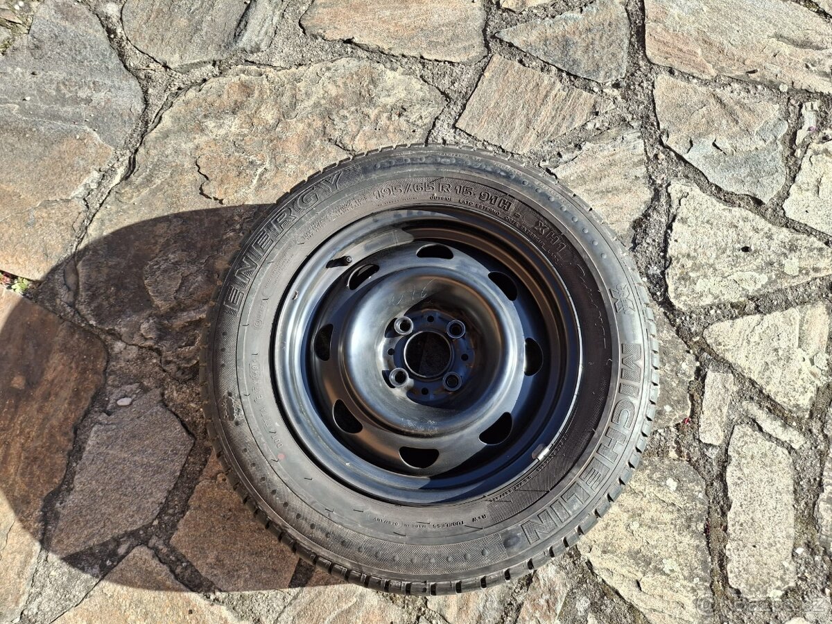 Rezerva plechový disk + pneu 195/65 R15 - 2