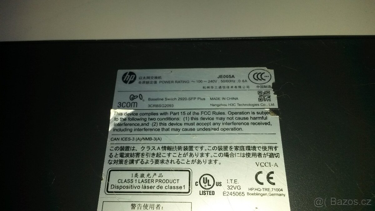 SWITCH HP 1910-16G JE005A SFP - 2