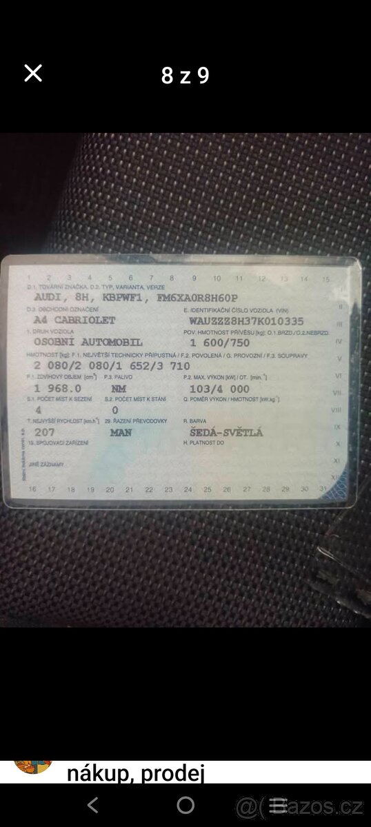 Audi A4 kabriolet - 2