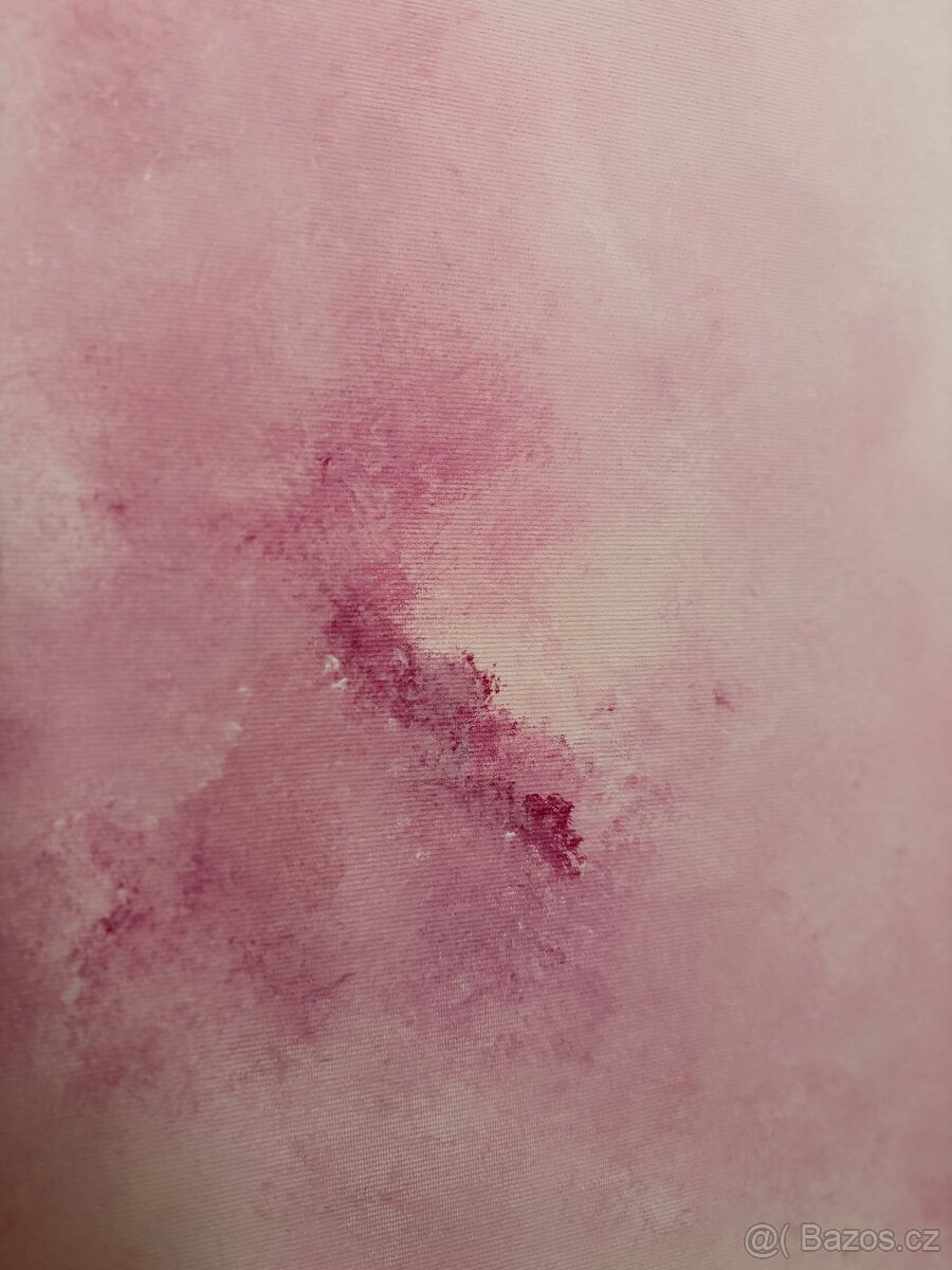 Abstraktní obraz - Láska je ve vzduchu… 60x60cm - 2