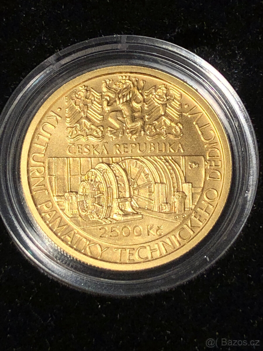 Zlatá mince důl Michal v Ostravě - BK - 2