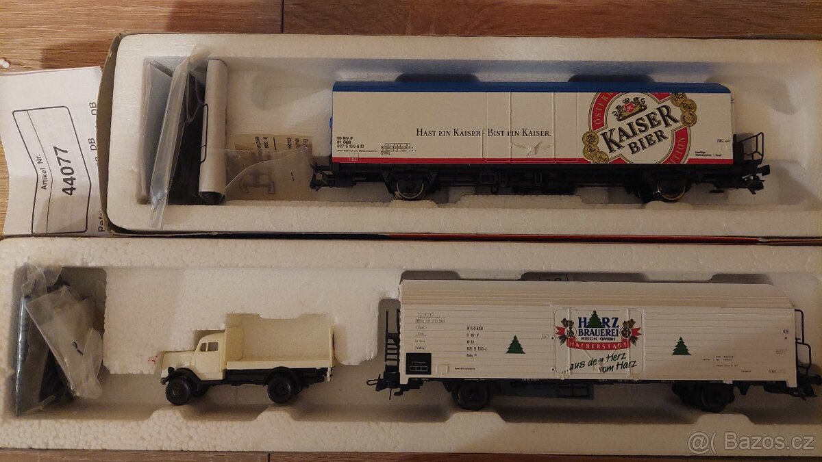 H0 Roco 4x pivní vůz - krásný stav s orig.obaly - 2