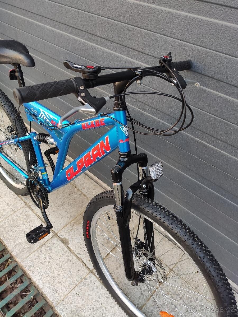 Nové celoodpružené kolo Olpran BLADE Full Disc 27,5" 19" r - 2