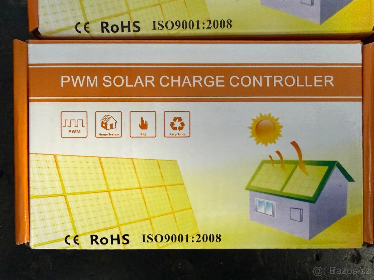 Solární regulátor PWM 10A (12/24V auto) - nový (5 ks) - 2