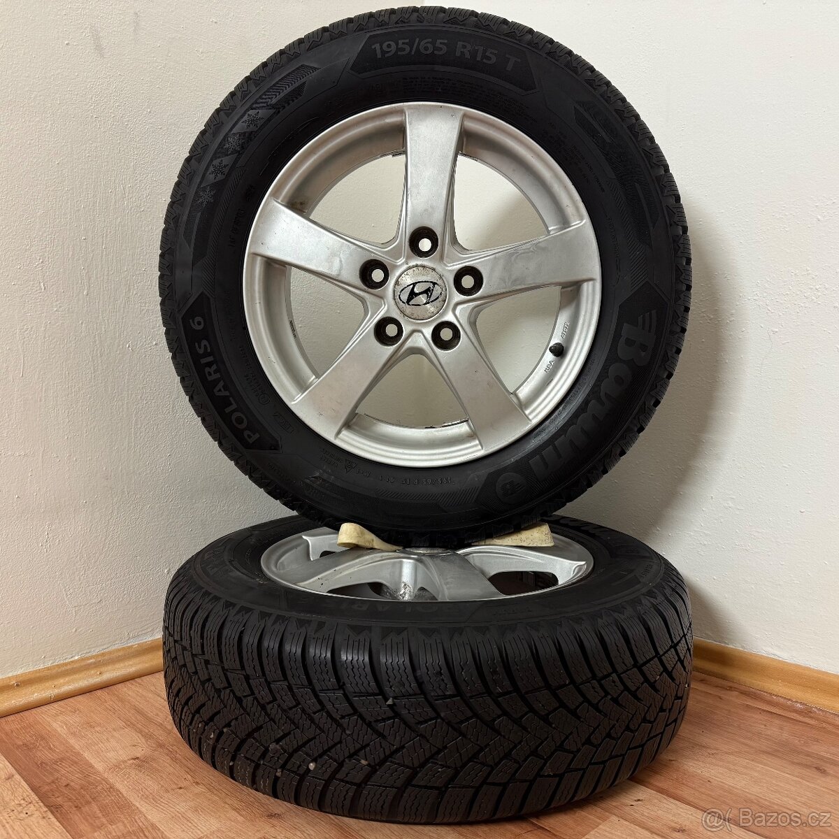 HYUNDAI/KIA 5x114,3 R15 ET45+ZIMNÍ 195/65R15 8,5mm - 2
