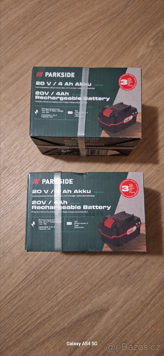 Parkside baterie 20V 4Ah. - 2