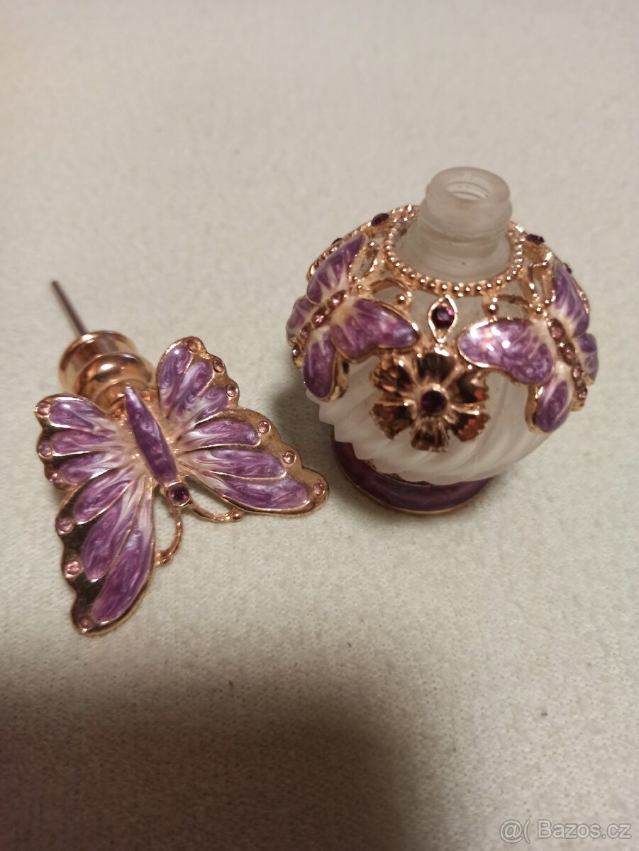 Flakón na parfém s motýlem - 2