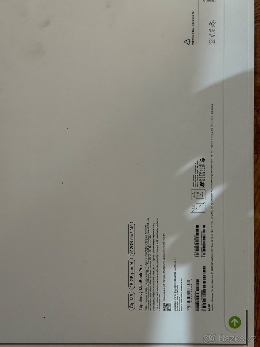MacBook Pro m5 16/512gb novy - 2