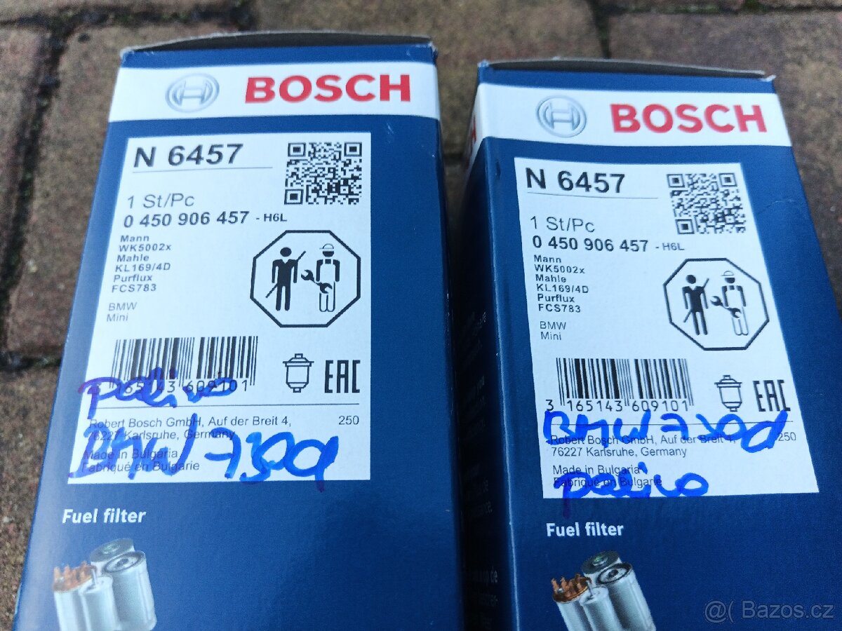BMW E65 palivový filtr - 2