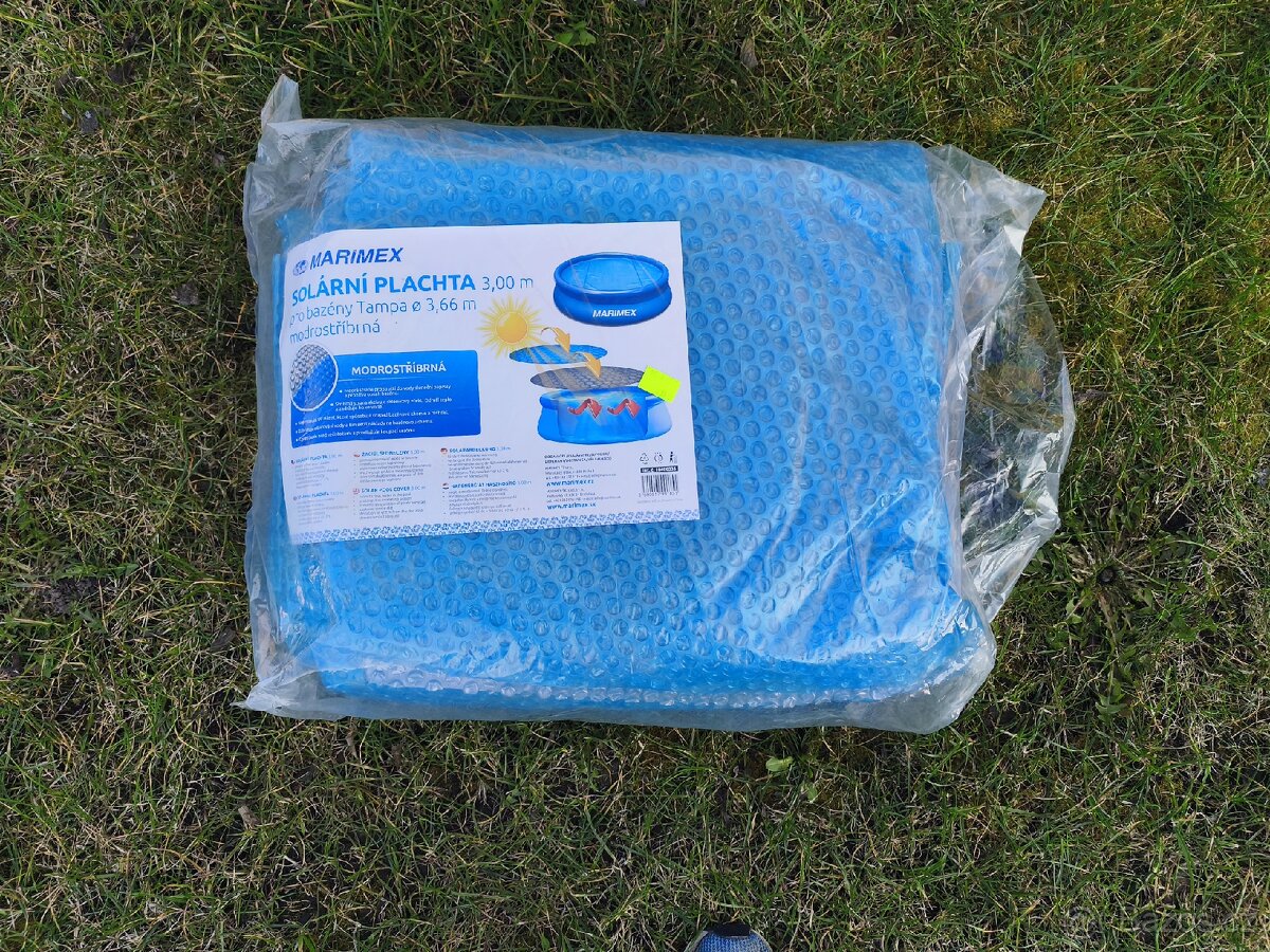 Solární plachta na bazén nová - 2