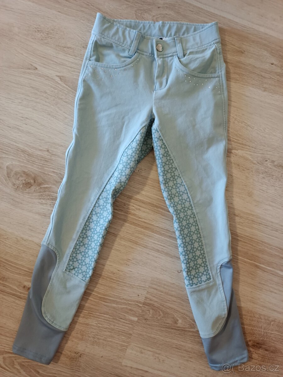 Dívčí jezdecké rajtky Equilibre s gripem, skvělý stav - 2