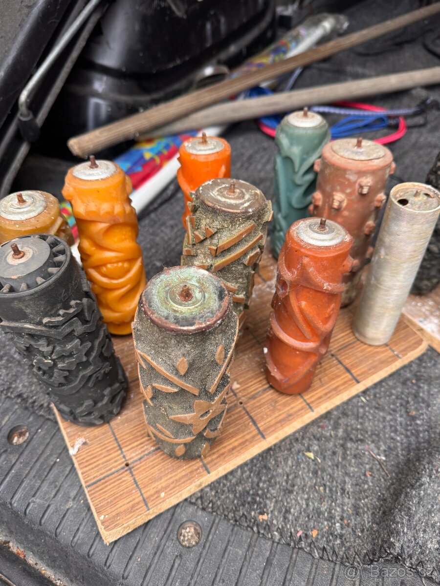 Malířské dekorační válečky retro - 2