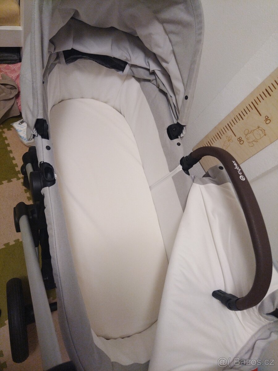 Kočárek Cybex Eos Lux (dvojkombinace) + vajíčko Nuna pipa ne - 2