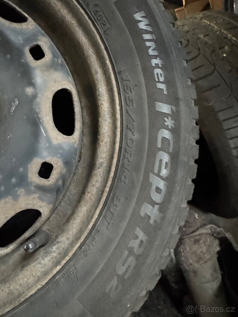 Zimni sada kol + 165/70/14 Hankook - 2