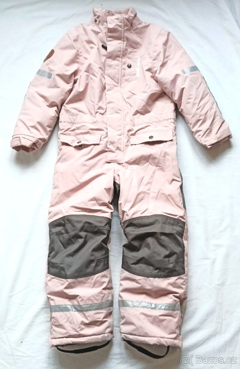 KVALITNÍ ZIMNÍ NEPROMOKAVÁ KOMBINÉZA- KULING, 6-7 let, 122 c - 2