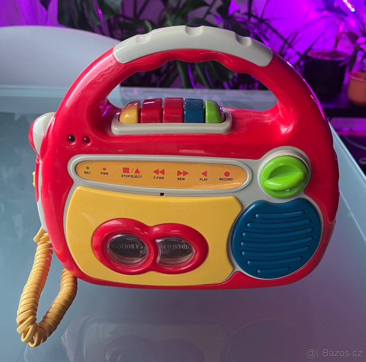 Dětský telefonní set + kazetový přehrávač s mikrofonem - 2