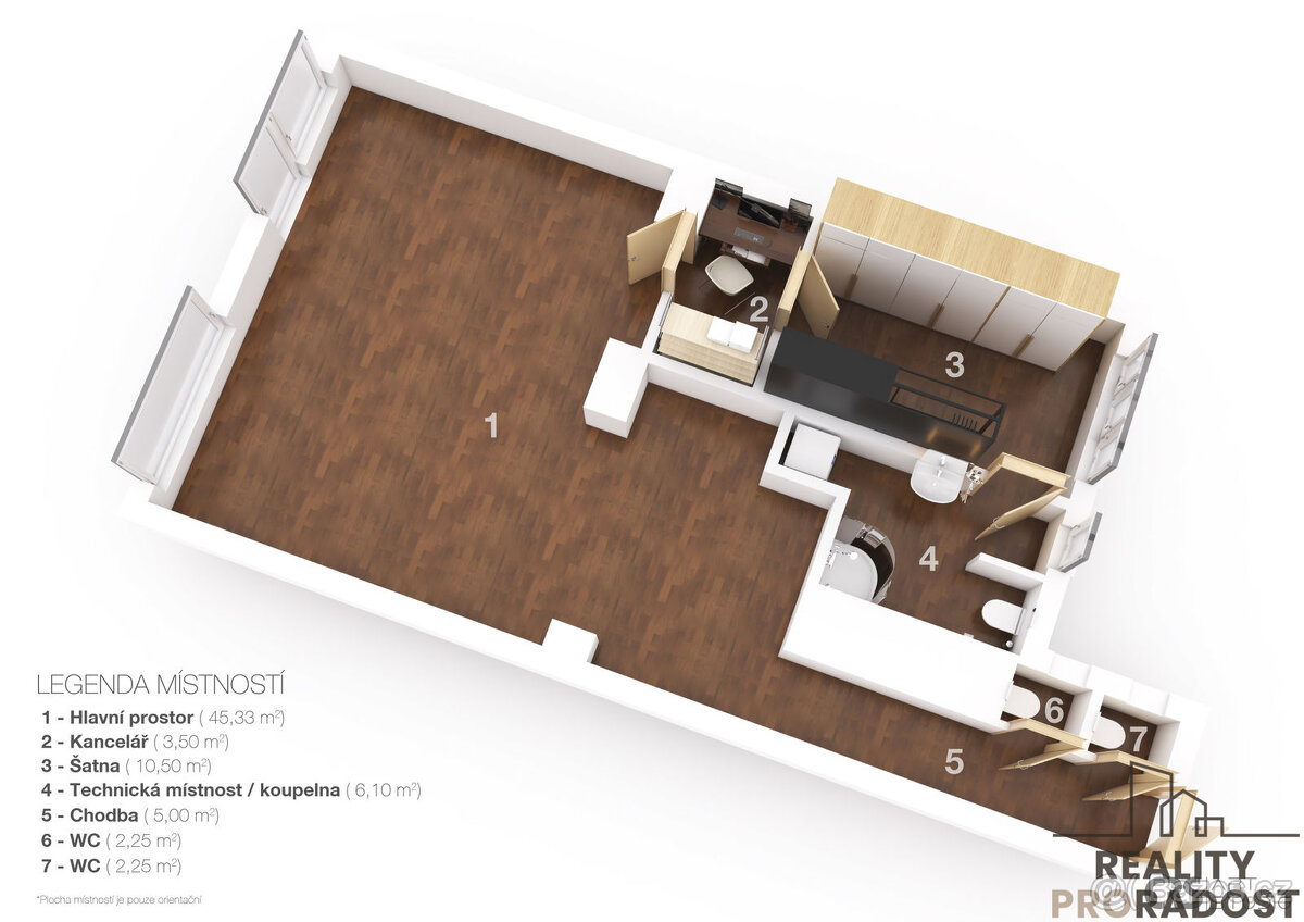 PRONÁJEM KOMERČNÍCH PROSTOR 75m2, Macharova ul., Mor. Ostrav - 2